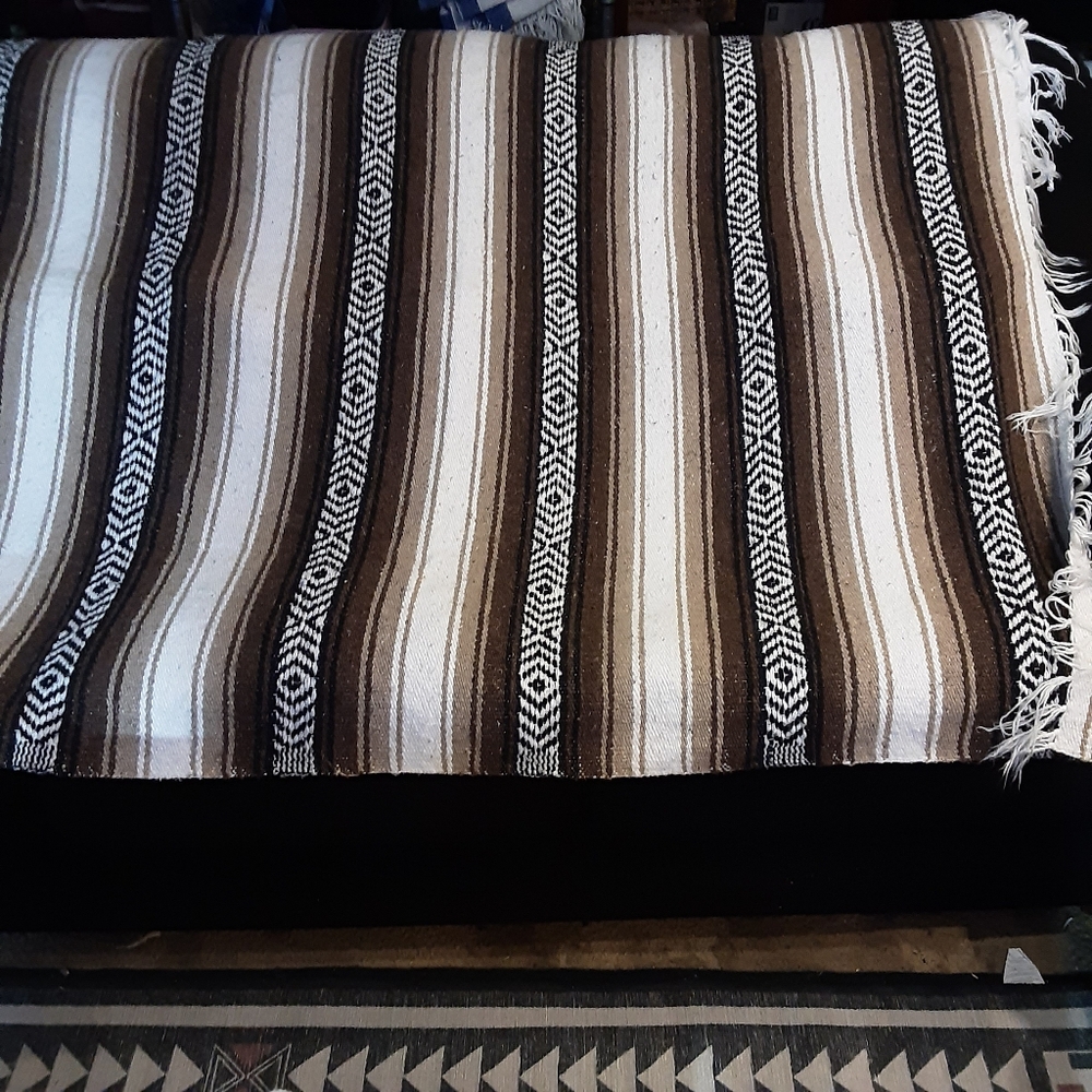 Mexican serape blanket - Picture 3 of 6
